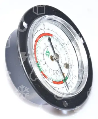 manometr nízkotlaký suchý SH, 60 mm, R134a, R22, zadní připojení